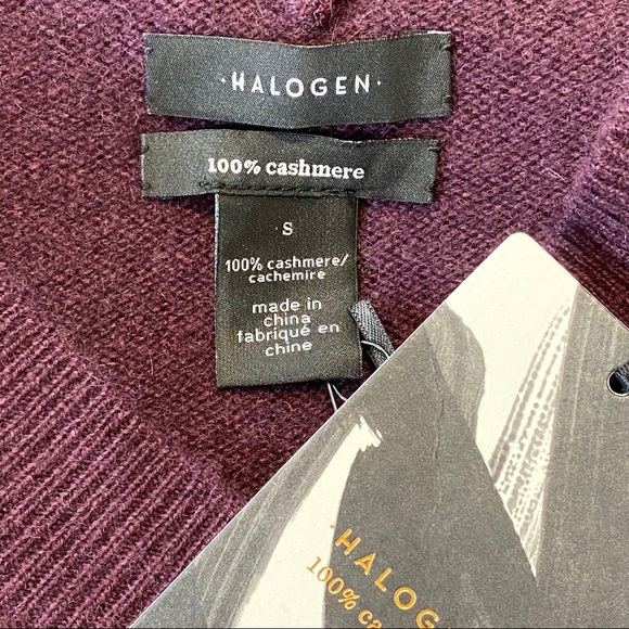 HALOGEN | Double V Cashmere Sweater - Picture 5 of 8